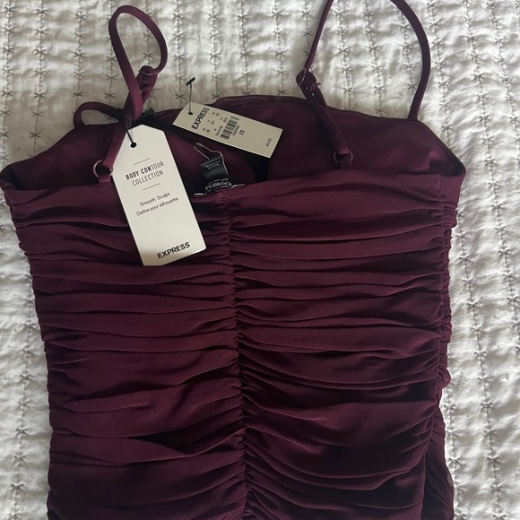 Express Women's Deep Burgundy Camisole - Picture 2 of 2